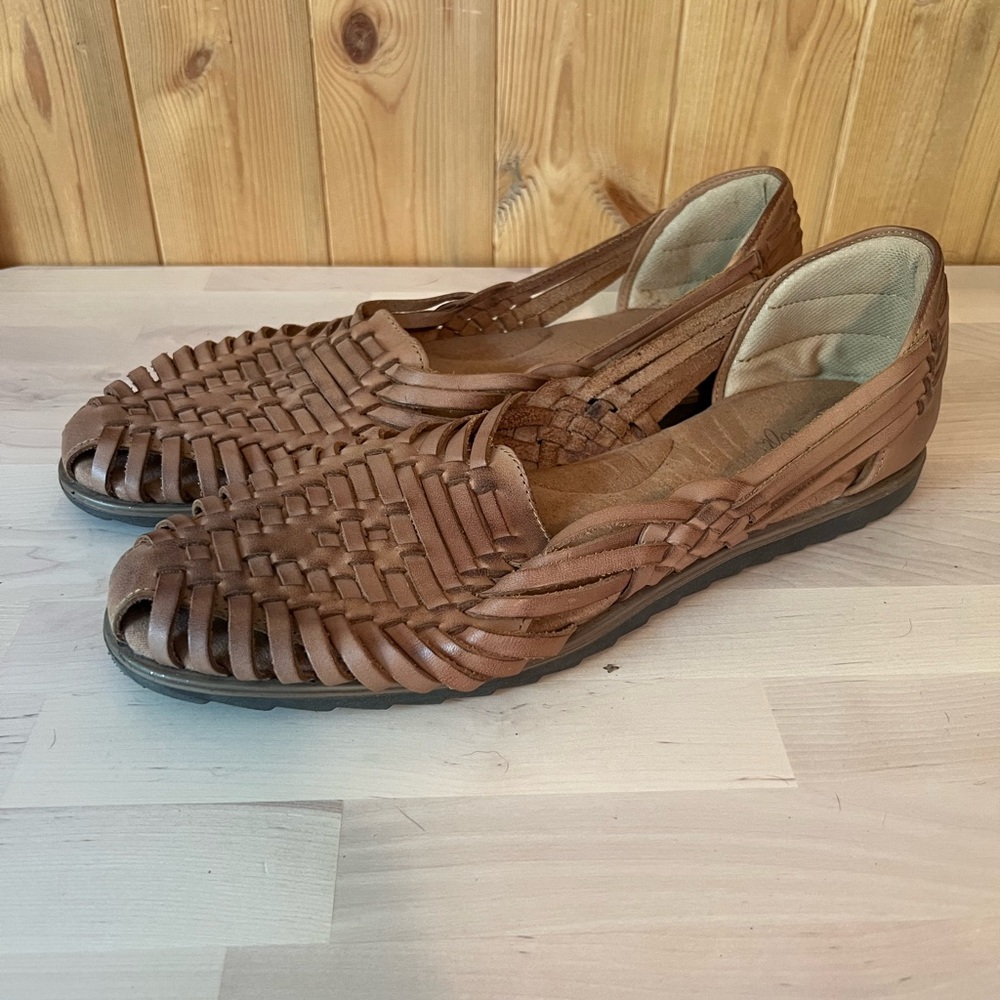 Eurosoft by Sofft Ranie Leather Huarache Sandals